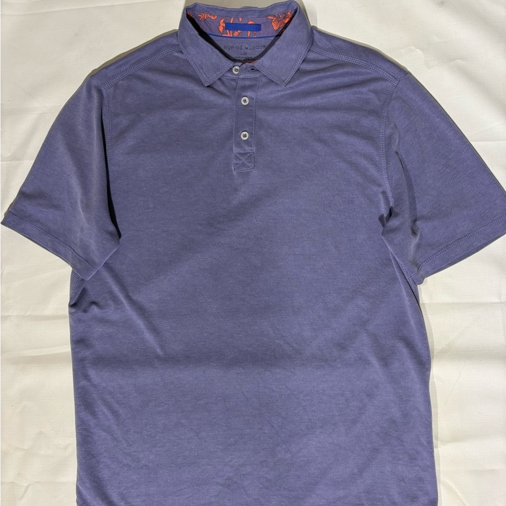 Classic Men's Polo Shirt in Lavender